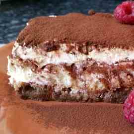 Raspberry Tiramisu