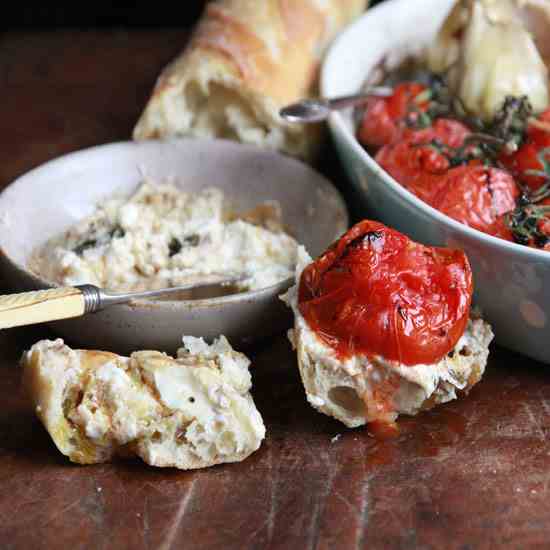 Roasted Tomato Crostini