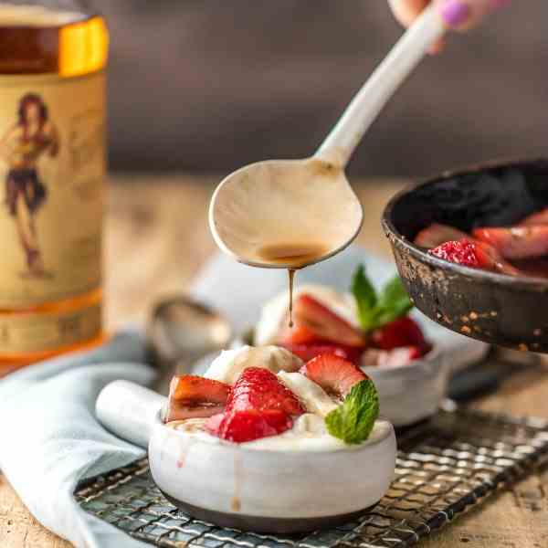 Strawberries Foster