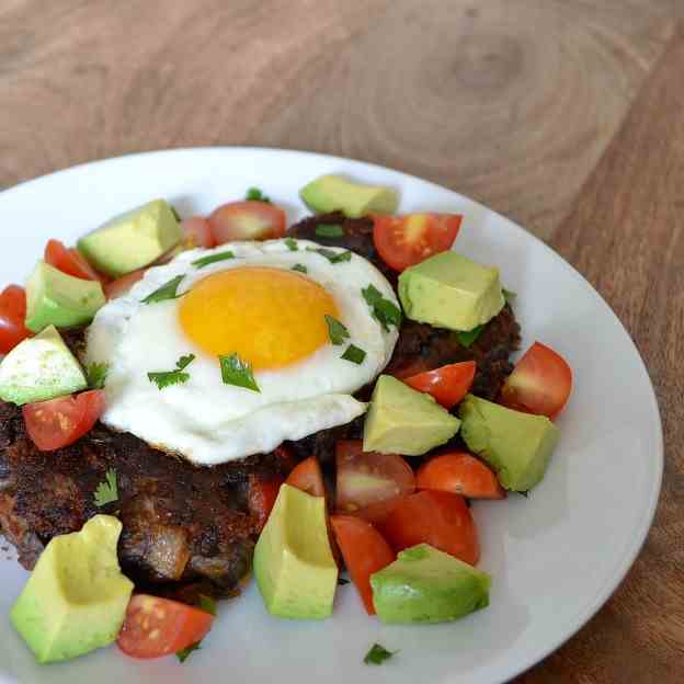 Spicy Black Bean Cakes