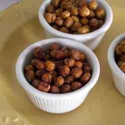 Spicy Cajun Roasted Chickpeas