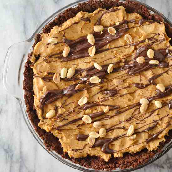 Spicy Chocolate Peanut Butter Pie