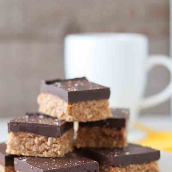 No-Bake Chocolate Peanut Butter Bars