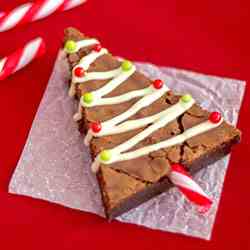 Christmas Tree Brownies