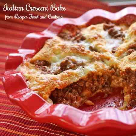 Italian Crescent Bake Casserole