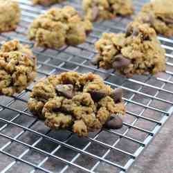 Flourless Oatmeal Peanut Butter Cookies