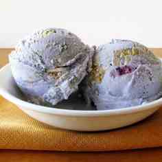 Blueberry Vanilla Cookie Ice Cream