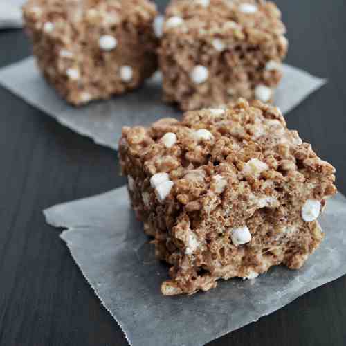 Hot Chocolate Rice Krispy Treats