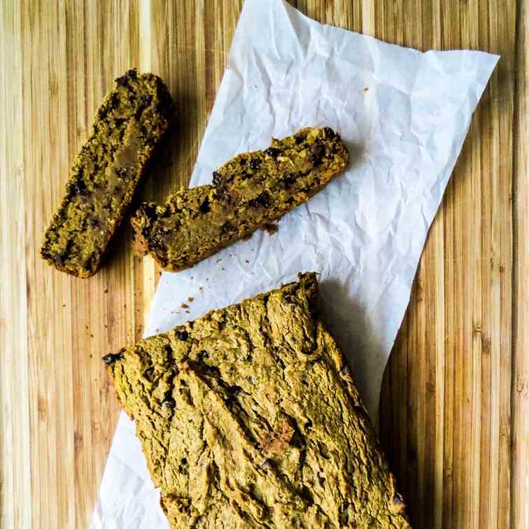 Pumpkin Chocolate Chip Bread 