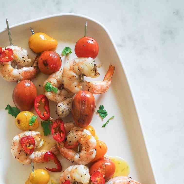 Grilled Shrimp with Citrus Vinaigrette