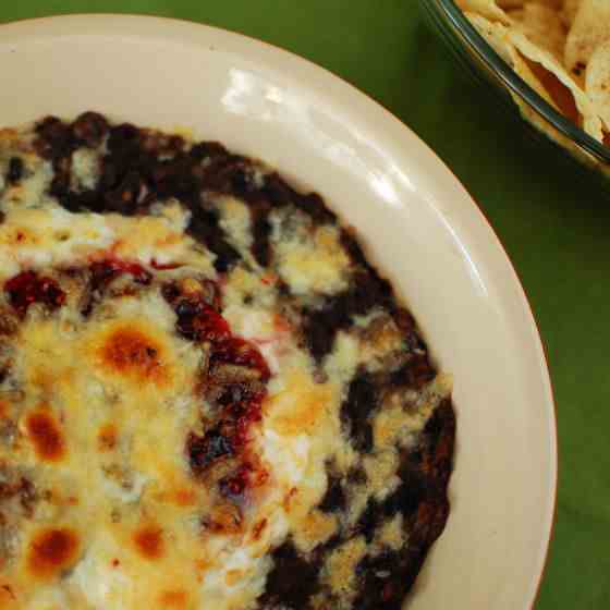 Raspberry Chipotle Black Bean Dip