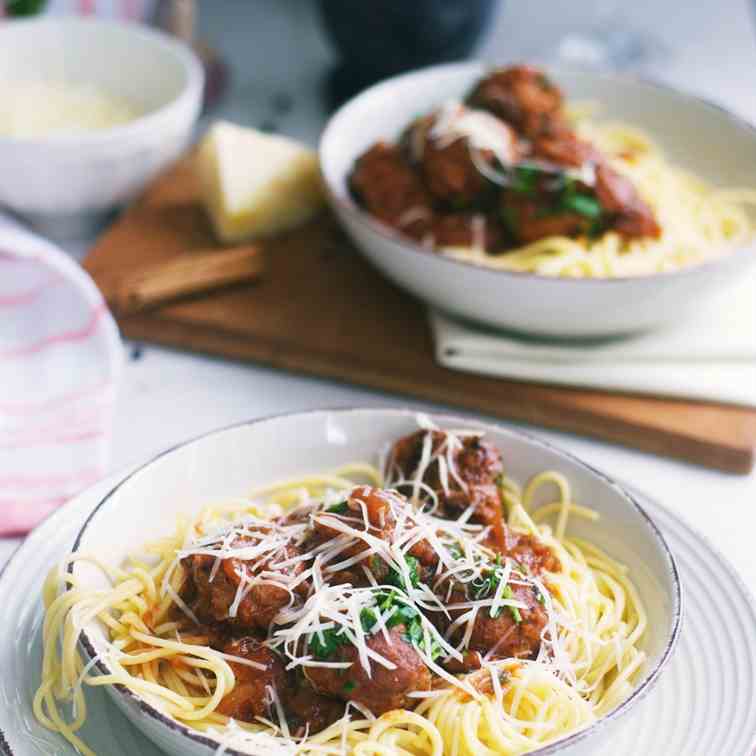 The Best Spaghetti And Meatballs