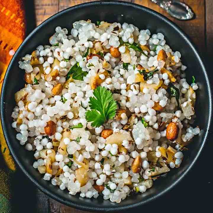 Non Sticky Sabudana Khichdi