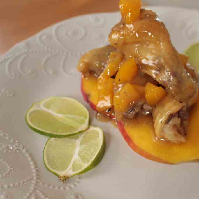 Coconut Mango Smoked Chicken Wings