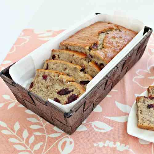 Banana, Cranberry and Apple Bread