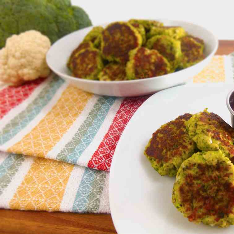 Broccoli Cauliflower Nuggets