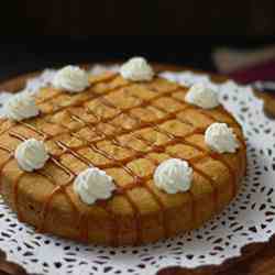 Butternut Squash Cake with Caramel Sauce