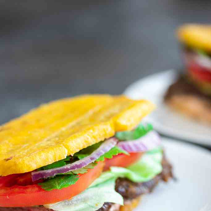 Jibarito (Plantain Skirt Steak Sandwich)