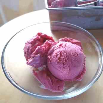 Raspberry Frozen Yogurt