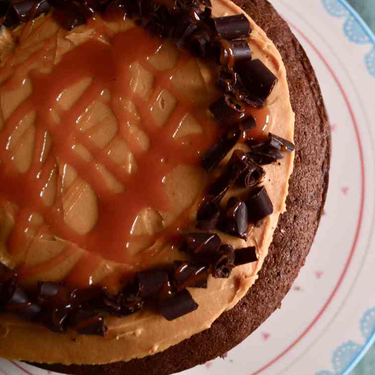 Salted Caramel Chocolate Cake