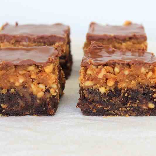 Chocolate Peanut Butter Brownies