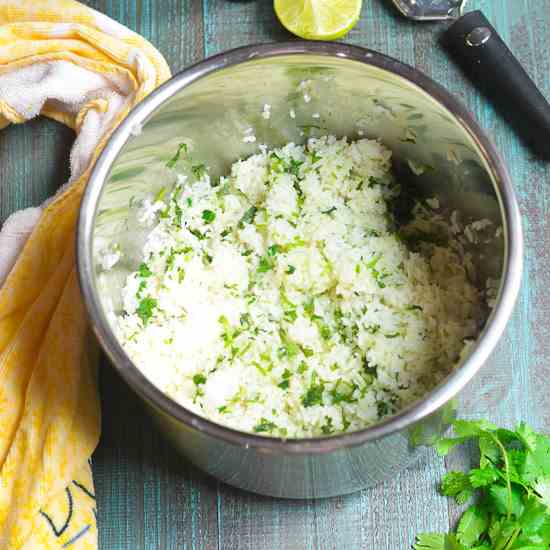 Instant Pot Cilantro Lime Rice