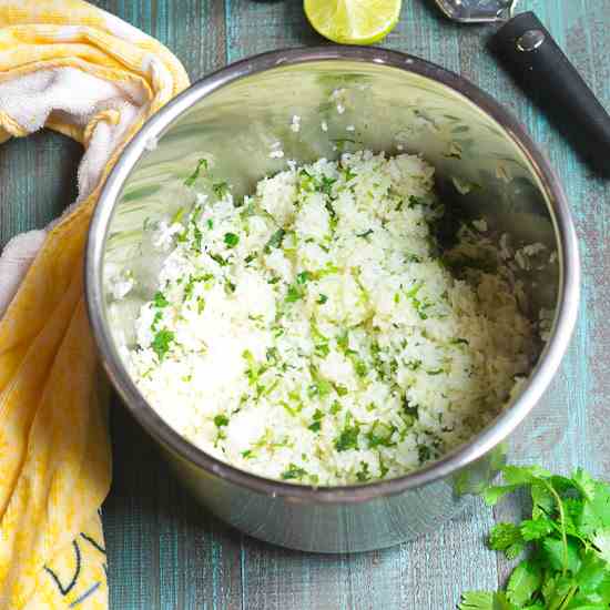 Instant Pot Cilantro Lime Rice 