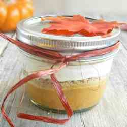 Creamy Layered Pumpkin Pie in a Jar