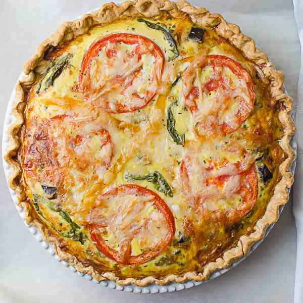 Ratatouille Quiche