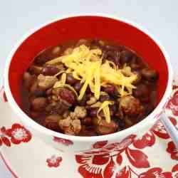 4 Bean Turkey Chili