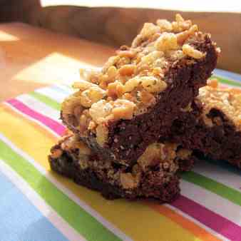 Crunchy Toffee Brownies