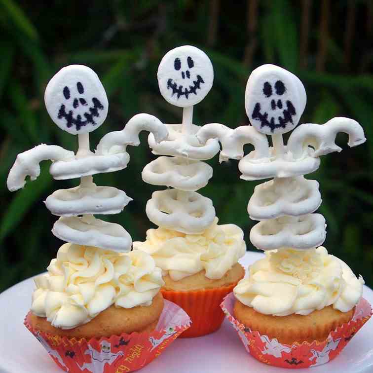 Skeleton Cupcakes