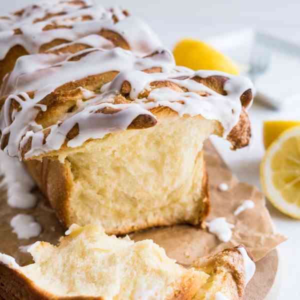 Lemon Pull Apart Coffee Cake