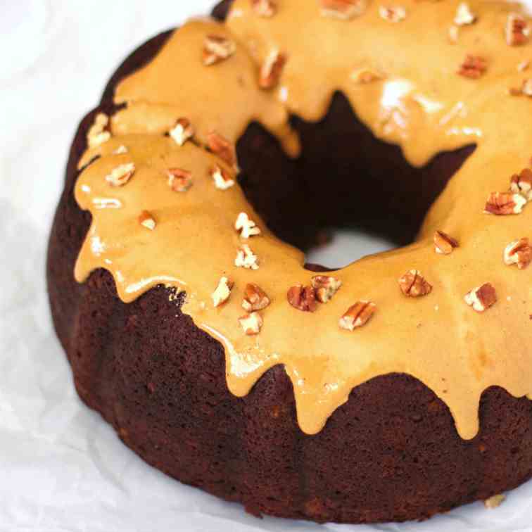 Butterscotch Pumpkin Bundt Cake w/ Spiced