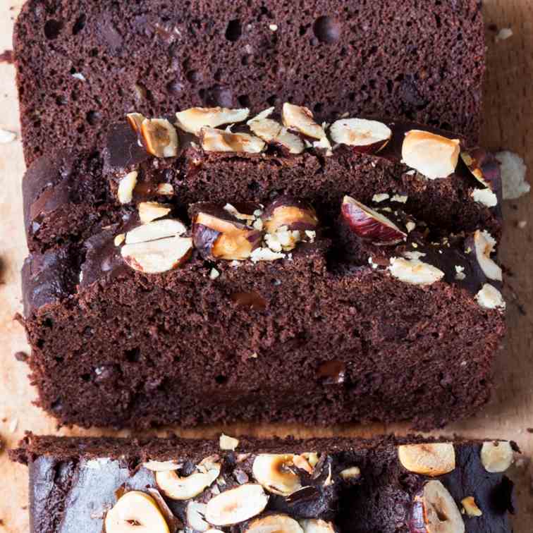 Gluten-free double chocolate banana bread