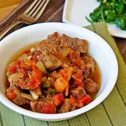 Slow Cooker Cajun Beef Chili