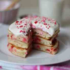 Valentine’s Funfetti Pancakes