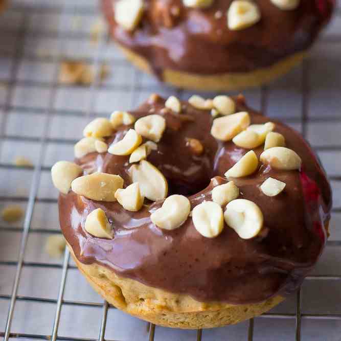 Peanut Butter and Jelly Donuts