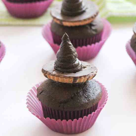 Witch Hat Cupcakes