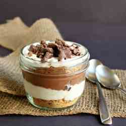 Chocolate Pudding Cheesecake Parfait