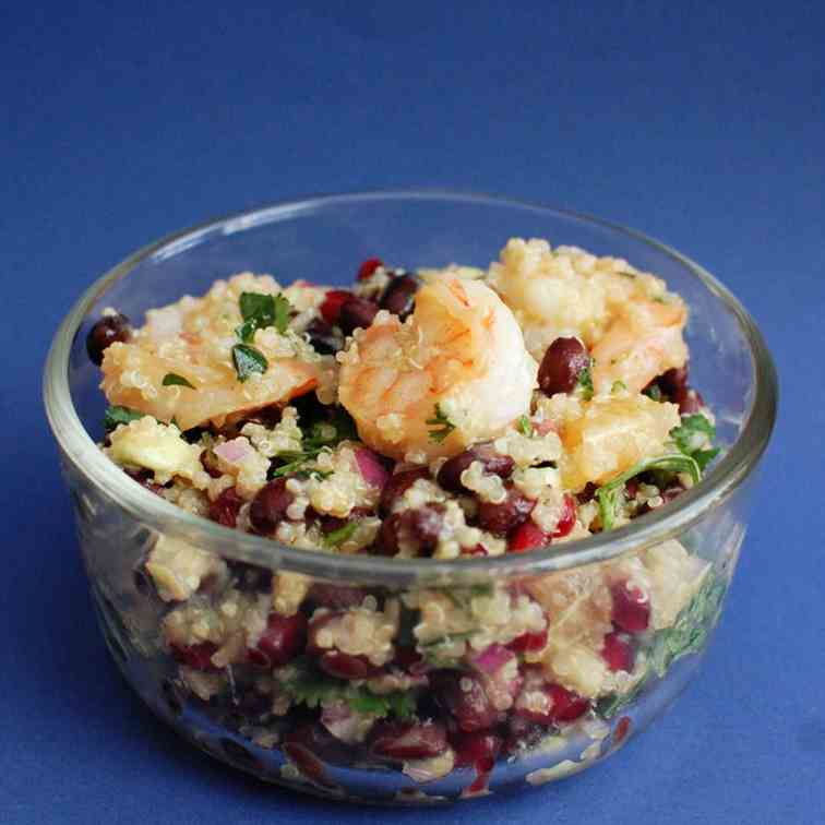 Colorful Shrimp and Quinoa Salad