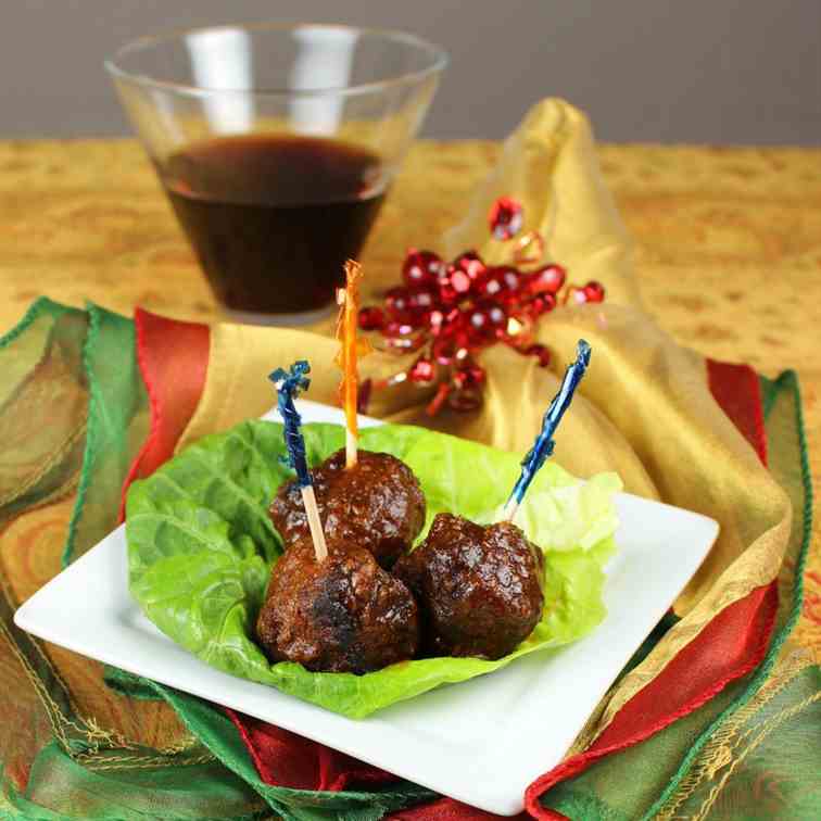 Holiday Meatballs (Grape Jelly Meatballs)