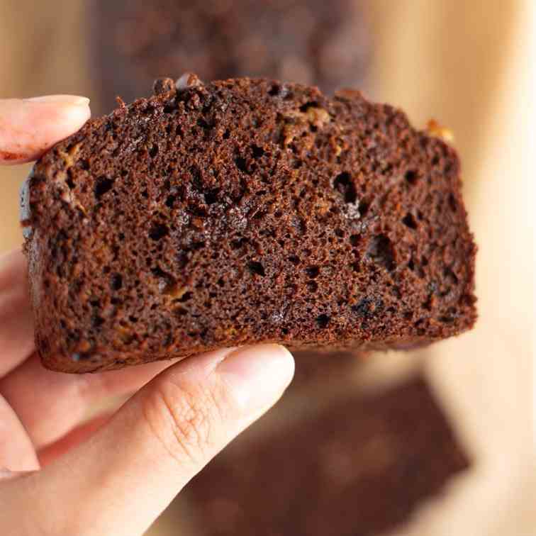 Double Chocolate Banana Bread