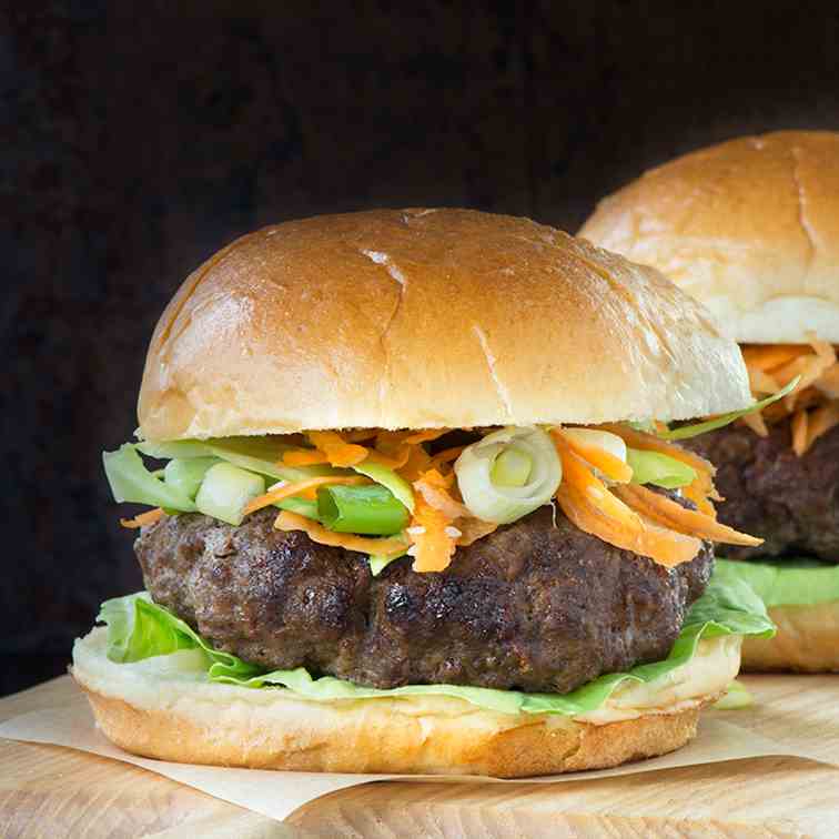 Teriyaki Beef Burgers