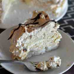 Coffee Meringue Cake