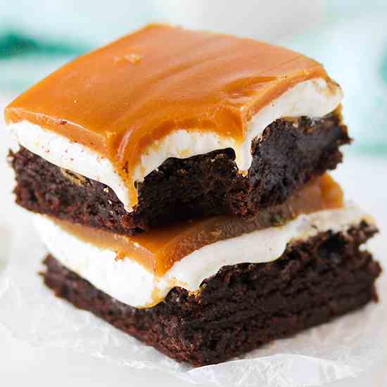 Fluffernutter Brownies