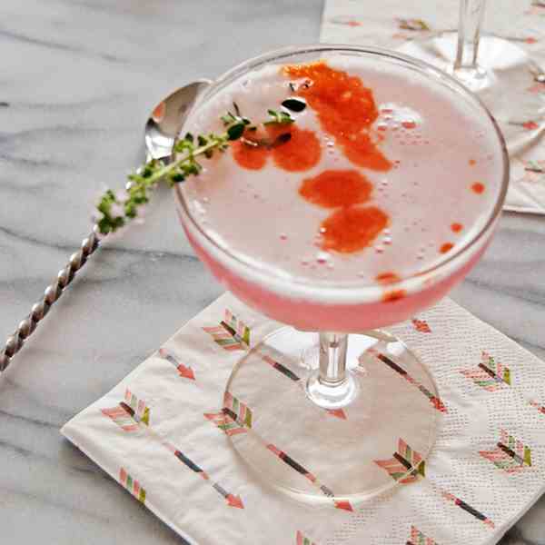 Rhubarb Vodka Cocktail