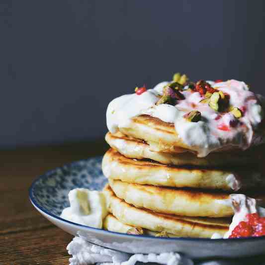 Orange blossom - buttermilk pancakes