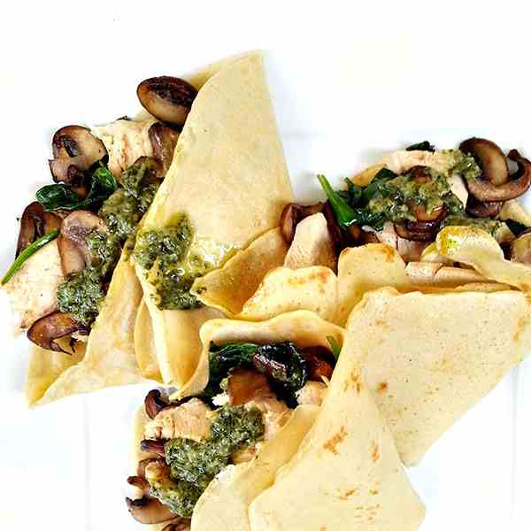 Savory crepes