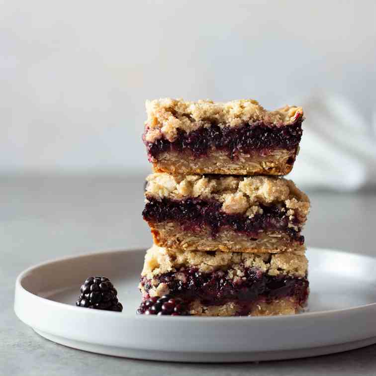 Blackberry Crumb Bars